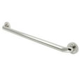 thumbnail image 4 of Kingston Brass  Camelon 24-Inch X 1-1/4-Inch OD Grab Bar Brushed Brass Brushed, 4 of 5