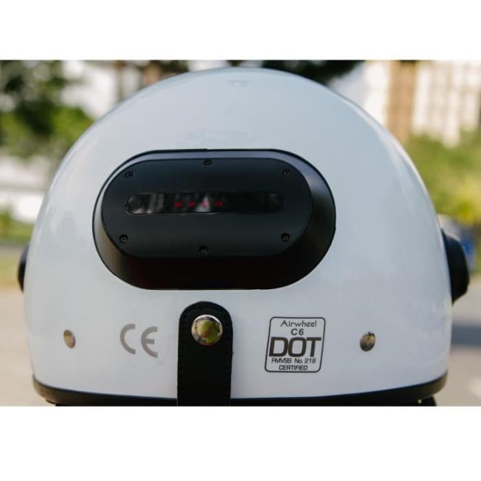 Airwheel C Smart Motorcycle Helmet With Built In Camera Speakers White Medium Visor Sold