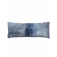 thumbnail image 2 of Blue Throw Pillow Covers, Retro Oil Painting Modern Abstract Art Aesthetics Soft Breathable Pillow Cases with Zipper for Sleeping, Long Body Pillowcases for Couch Bed Sofa Chair 20x54 Inches, 2 of 6