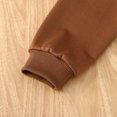 thumbnail image 6 of TOWED22 Toddler Girl Fall Winter Clothes Baby Crewneck Print Sweatshirts Pants Set Long Sleeve Outfits Set,Khaki,7-8 Y, 6 of 9