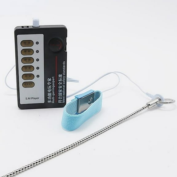 Adjustable Conductive Massage Blue Rings TENS Massager Kit