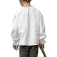 thumbnail image 4 of Domuza Boys Medieval Pirate Costume Shirt Kids Medieval Renaissance Ruffled Long Sleeve Tops White 150, 4 of 4