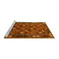 thumbnail image 2 of Ahgly Company Machine Washable Indoor Rectangle Oriental Yellow Industrial Area Rugs, 6' x 9', 2 of 4
