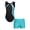 Blue Green, variant on JanJean Kids Girls Gymnastics Leotard Dance Outfits Sleeveless Tumbling Biketard Unitards with Shorts Leopard 8