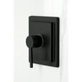 thumbnail image 3 of Kingston Brass KB5890DL Concord Single-Handle Pressure Balanced Tub and Shower Faucet, Matte Black, 3 of 7
