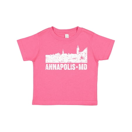 

Inktastic Annapolis Skyline Grunge Gift Toddler Boy or Toddler Girl T-Shirt