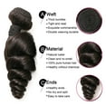 thumbnail image 2 of Loose Wave Bundles Human Hair 4 Bundles Unprocessed Virgin Human Hair Natural Color Hair Extension for Black Women, 2 of 5