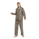 thumbnail image 5 of Apparonia Conjuntos de Piyamas Mujer 100% Algodón Francela Estampado de Leopardo​ M, 5 of 7