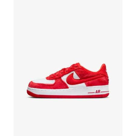 Nike Air Force 1 Fire Red/Light Crimson-White FZ3552-612 Grade-School Size 7Y Medium