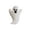 White, variant on Jollyzo Cute Ghost Plush Throw Pillow, 20" Pink Fluffy Ghost Shaped Cushion, Soft Halloween Sofa Bed Decor Pillow