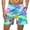 #160-Multicolor, variant on Men's Swim Trunks Hawaiian Bathing Mesh Lining Suit Swimsuits Beach Shorts with Pockets