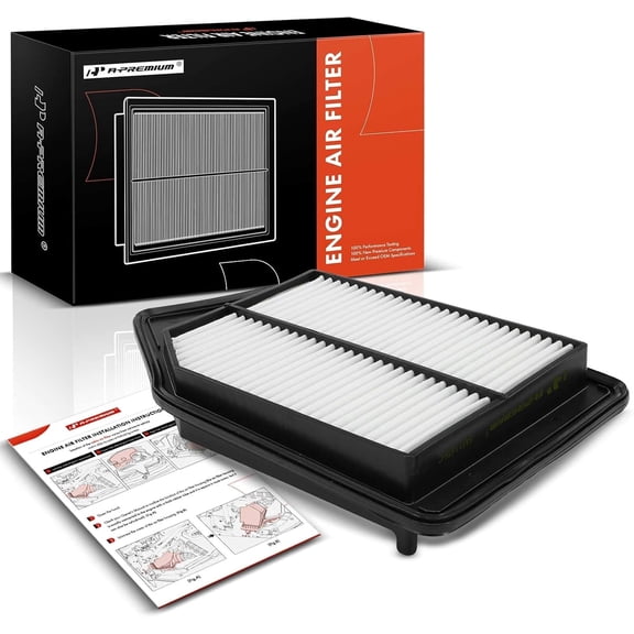 A-Premium Engine Air Filter Compatible with Acura TLX 2015 2016 2017 2018 2019 2020 & Honda Accord 2013 2014 2015 2016 2017, L4 2.4L, Rigid Panel, Replace# 172205A2A00