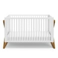 Storkcraft Equinox 3in1 Convertible Baby Crib White/Vintage Driftwood