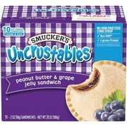 Smuckers Uncrustables Peanut Butter and Grape Jelly Sandwich, 2 Ounce -- 60 per case