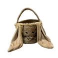 thumbnail image 3 of Zentra Easter Candy Tote Bag Lightweight Decorative Eggs Gift Basket Storage Container Brown, 3 of 10