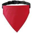 thumbnail image 1 of Adjustable Pet Triangle Towel - Soft Solid Color Neck Scarf for Puppies and Dogs, 1 of 8