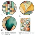 thumbnail image 3 of DESIGN ART Designart "The Geometry Of Color" Modern Geometric Canvas Wall Art 34 in. wide x 44 in. high, 3 of 5