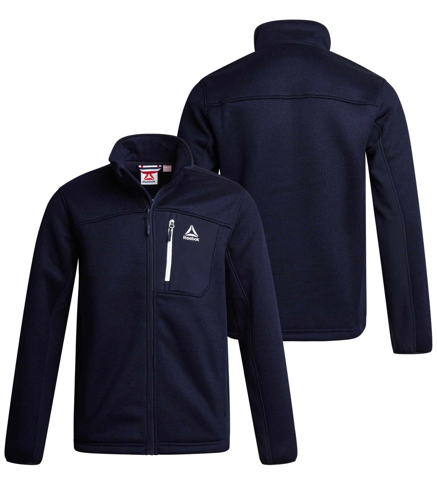 Reebok Men's and Big Men's Textured Fleece Jacket, Sizes S-3XL