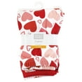 thumbnail image 2 of Hudson Baby Infant Girl Cotton Pants and Leggings, Valentine Hearts, 12-18 Months, 2 of 2
