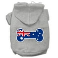 thumbnail image 6 of Pet Dog  Cat Hoodie Screen Printed, "Bone Shaped Australian Flag", 6 of 10