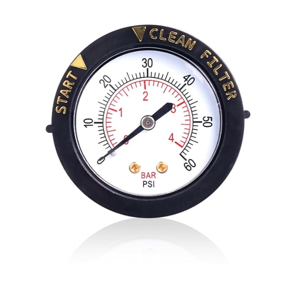 Pool Filter Pressure Gauge Pentair 190059,Rear Mount Pressure Gauge, 1/4" NPT✨