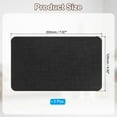 thumbnail image 2 of Uxcell Canvas Repair Patch, 3 Pcs 4.9 x 8 Inch Self-Adhesive Waterproof Linen Fabric Patch for Sofas Tote Bags Furniture Car Seats Canopy Tents Boat Covers, Black, 2 of 7
