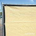 thumbnail image 3 of Fence4ever Tan Beige 4'x50' Fence Privacy Screen Windscreen Shade Cover Mesh Fabric Tarp, 3 of 7