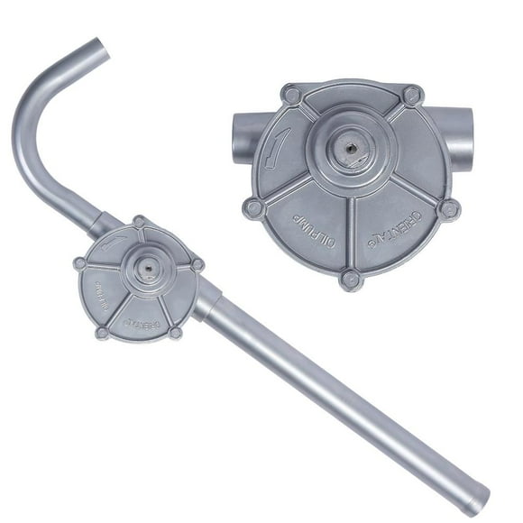 WALFRONT Aluminum Alloy Rotary Hand Crank Oil Barrel Drum Pump Pumping Petrol Diesel Fuel , Rotary Oil Pump, Hand Oil Pump