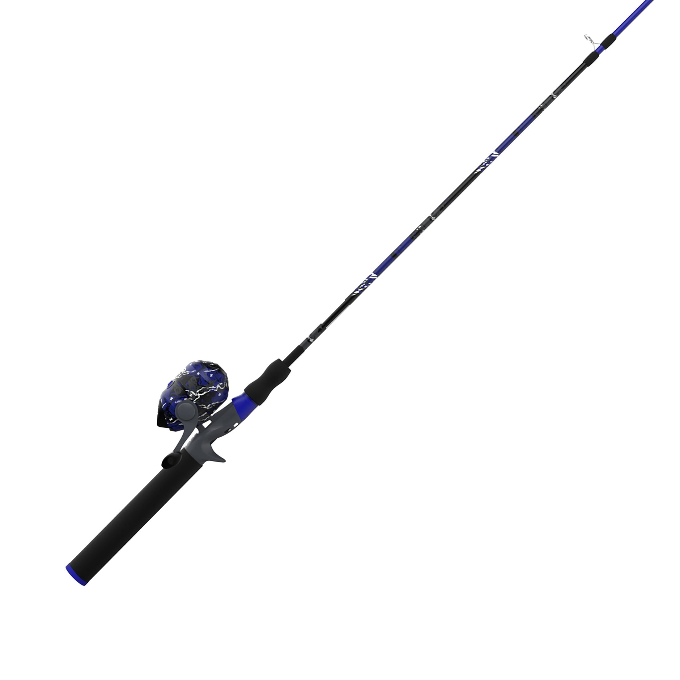 Zebco Salt Fisher 33 Spincast Reel and Fishing Rod Combo, 6-Foot 6