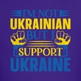 thumbnail image 3 of CafePress - I'm Not Ukrainian But I Support Ukraine T Shirt - Dark T-Shirt Kids XS-XL, 3 of 4