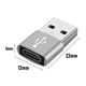 thumbnail image 4 of Adaptador USB 3.1 Tipo C a USB 3.0 Datos+Carga Plata Cgtredaw, 4 of 9