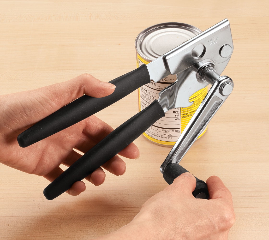 Swing-a-way Portable Manual Can Opener With Cushioned Ergonomic