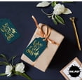 thumbnail image 4 of Inkdotpot 100 Pack Baby It's Cold Outside Baby Shower Favor Paper Tags Craft Real Gold Foil Hang Tag, 4 of 6