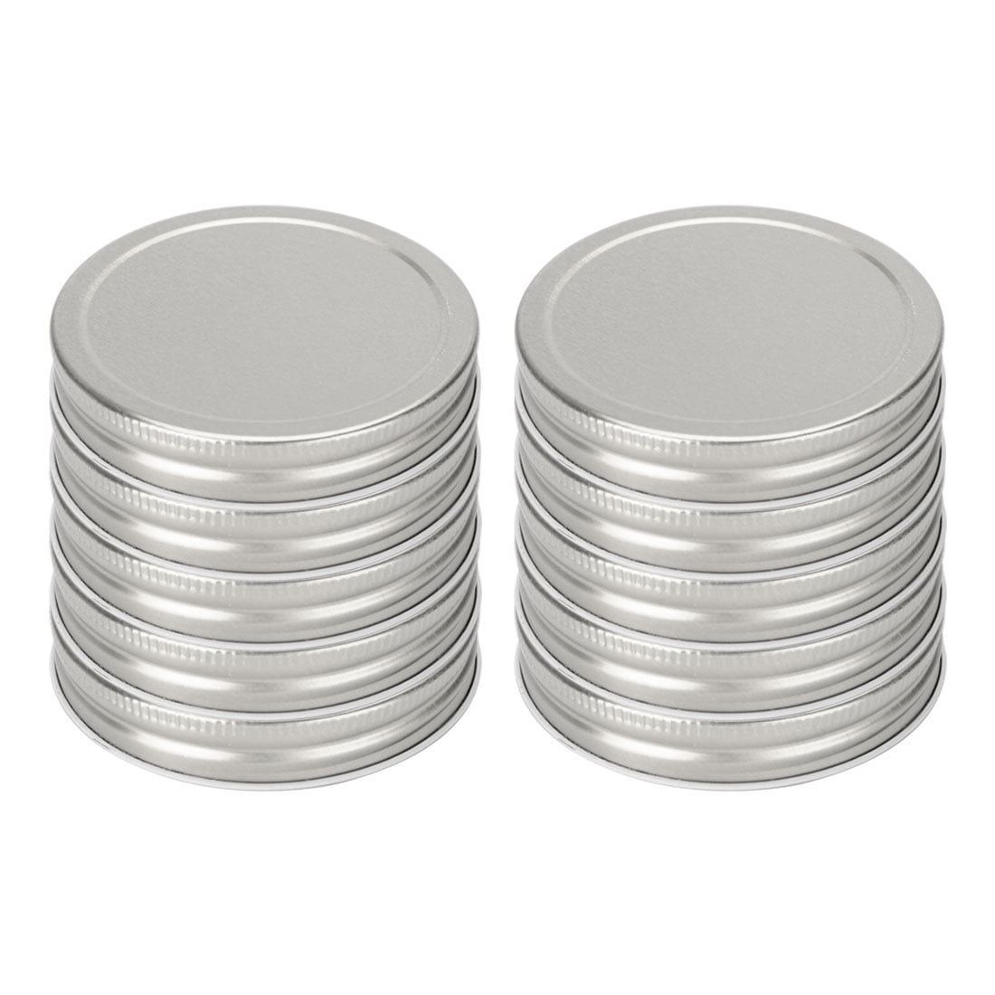 10 Pack Metal Mason Jar Lids Wide Mouth Mason Canning Jars Top Food