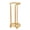 1Grid Golden, variant on ZenCart Kitchen Paper Cup Holder Hollow Design 2 Compartments Universal Disposable Cup Organizer Storage Rack for Office Countertop