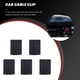thumbnail image 5 of 100 Piezas Clips de Cable Adhesivo Abrazaderas Alambre Organizador Coche Sujetador Cuerda, 5 of 10