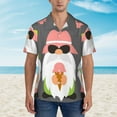 thumbnail image 2 of Haiem Summer Gnome 1 Printed Hawaiian Shirt for Men - Men’s Casual Beach Summer Shirts - Stretch Fabric with Modern Fit-X-Large, 2 of 7