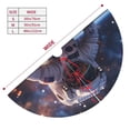 thumbnail image 3 of Rateoe Astronaut In Cosmic Garden Print Christmas Tree Skirt 36" for Xmas Holiday New Year Party Circle Tree Mat Ornaments Decoration, 3 of 7
