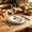 #159Silver, variant on Aff*ordable!Handwoven Round Paper Rope Placemat with Heatproof Finish, Waterproof Oil Resistant Table Mat for Dining, Decorative Hollow Design for Kitchen Home Use