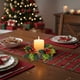 thumbnail image 5 of Candle Aromatherapy Holders Red Fruit Wreath Christmas Desk Arrangement, Red Fruit Wreath Candle Holders, Aromatherapy Candle Holders, Festive Desktop Decor, Home Aromatherapy Supplies, Unique Gift, 5 of 9