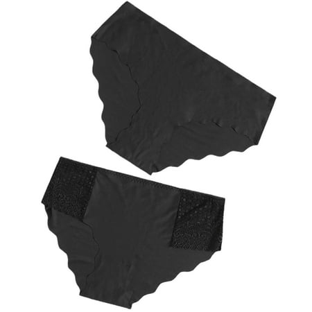 

2pack Sets Black Plus Size Panties (Women s)