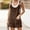 Brown, variant on ZZwxWA Women's Summer Button Up Comfy Rompers Casual Suspender Shorts Jumpsuit Strap Pants with Pockets Bib Overalls