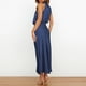 thumbnail image 4 of Vestido largo de satén para mujer con cuello alto, sin mangas y abertura lateral - Vestido formal/informal de noche para bodas/cócteles, 4 of 8