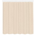 thumbnail image 3 of Ambesonne Ecru Shower Curtain, Pastel Tones Simplistic Stars, 69"Wx70"L, Ecru and Champagne, 3 of 5
