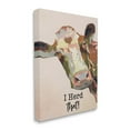 thumbnail image 3 of Stupell I Herd That! Farmhouse Cow Phrase Animals & Insects Painting Gallery Wrapped Canvas Print Wall Art, 3 of 5