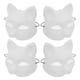 thumbnail image 3 of 4 Máscaras de Gato en Blanco con Malla para Halloween (Pintables) - Máscaras de Plástico para Proyectos Creativos DIY - Cosplay, 3 of 8