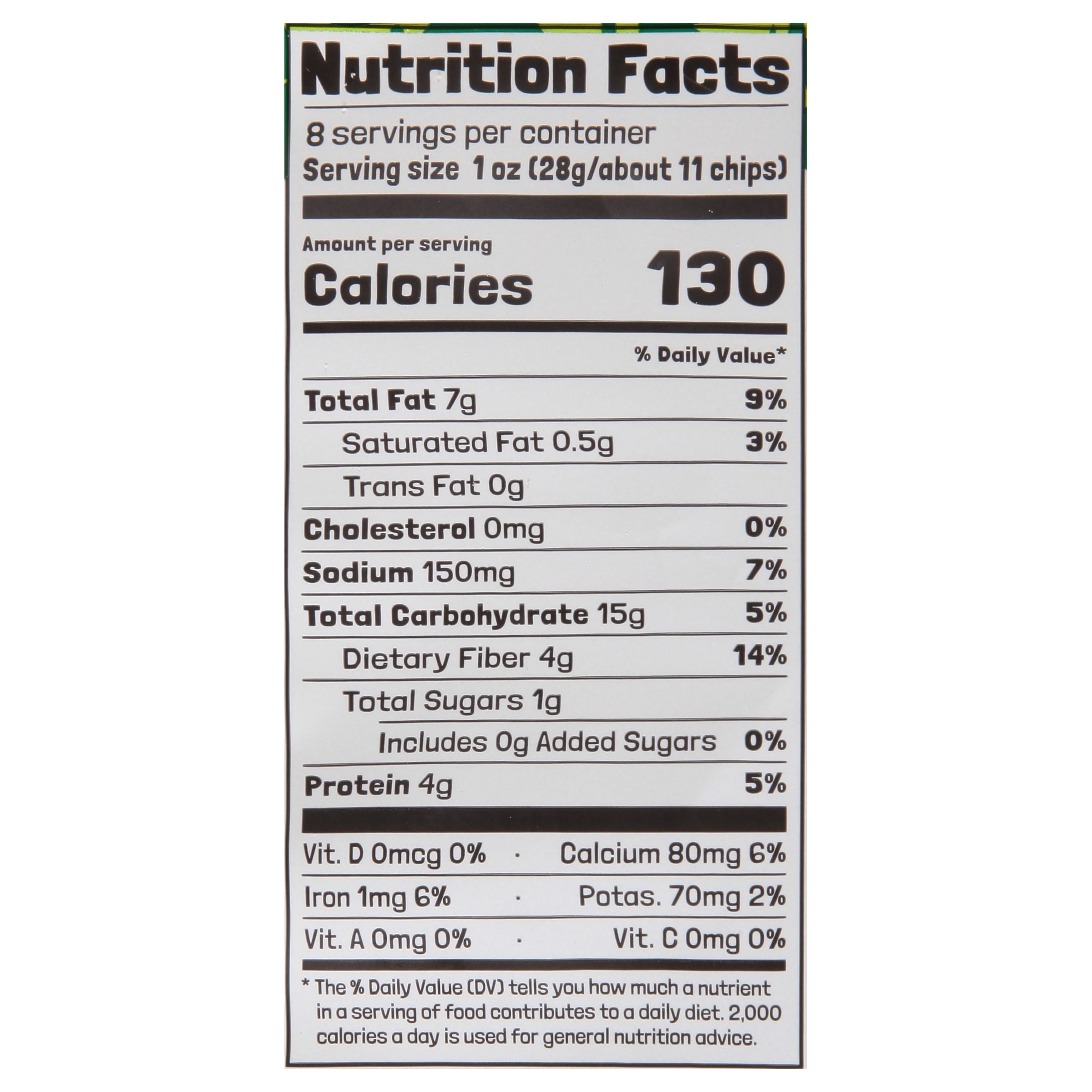 (3 pack) Beanitos Hint of Lime White Bean Tortilla Chips 8oz