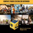 Mellif Power Inverter Compatible with Dewalt 20V Max Battery with USB adapter, DC 20V to 110V-120V AC Voltage Converter (Tool Only)