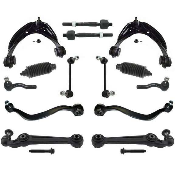 Fits For 2006-2012 Ford Fusion Upper Low Control Arm Chassis Kit w Bushings 14pc