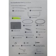 Skywalker 12 Round Replacement Trampoline Part, Leg Extension